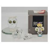(4) Swarovski Silver Crystal Figures