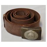 WWI German "Gott Mit Uns" Belt Buckle w/Belt