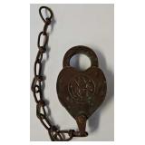 New York Rapid Transit Brooklyn NY Brass Padlock