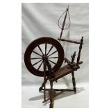 Antique Oak Spinning Wheel