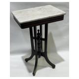 19"x13" Victorian Marble Top Table