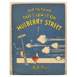 1937 Dr Seuss Book w/Dust Jacket