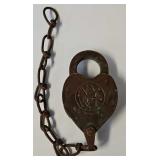 New York Rapid Transit Brooklyn NY Brass Padlock