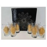 Mid Century Libby Hostess Glass Set