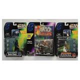 (3) 1996 Star Wars Action Figures (MIP)