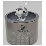 Swarovski #7662 Silver Crystal Squirrel with Box