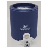 Swarovski Silver Crystal Little Snowman w/Box