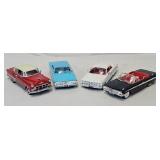 (4)  Asst 1:24 Die Cast Chevy Models