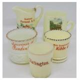 Antique Souvenir Custard Glass