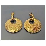 Veronese Sterling Silver Vermeil Earrings