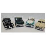 (4) Asst 1:24 Die Cast Model Cars