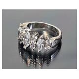 Designer Fine Sterling Silver Ring