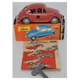 Schuco #1046 Keywind VW Beetle w/OB