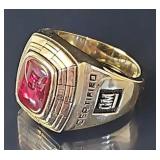 10KT White Gold "GM Certified" Man