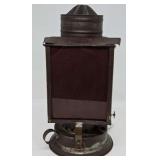 Antique Photographers Dark Room Oil Lamp