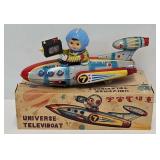 "Universe Televiboat" Battery Op Space Ship