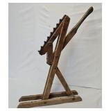 Antique Wood & Cast Iron Carriage Jack