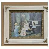 Antique 20" x 16" Chromo Litho Print