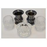 (5) Ronson Table Model Cigarette Lighter Bases