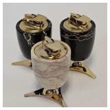 (3) Mid-Century Ronson Butane Cigarette Lighter