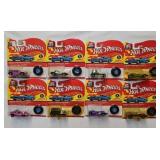 (8) 1993 Hot Wheels 25th Anniv Red Lines (MIP)