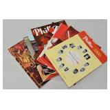 (7) Phila. Phillies Year Books & WS Score Book