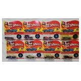 (8) 1993 Hot Wheels 25th Anniv Red Lines (MIP)