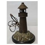 7" Brass Lighthouse  Lamp