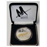 .999/24kt gold Iditarod Medallion