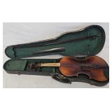 Antique Violin and Bow with Case