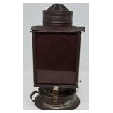 Antique Photographers Dark Room Oil Lamp