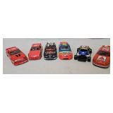 (6) Asst 1:24 Plastic Stock Car Promo Models