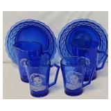 (6 pcs) Shirley Temple Glassware