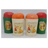 (4) c1939 Little Orphan Annie Shake-Up Mugs