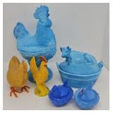 Farm Animal Glassware & Toys