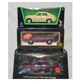 (3) 1:24 Die Cast Model Cars (MIB)