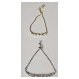 2 Designer Slide Chain Bracelets