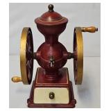 John Wright Cast Iron Red Coffee Grinder