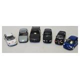 (6) Plastic Promo Model Cars