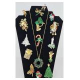 16 pcs of Christmas Holiday Jewelry