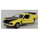 Franklin Mint 1:24 DieCast 1969 Boss Mustang Model