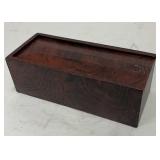 Candle box, dove tailed with grain paint