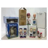 (6) Phillies Related Bobble Heads & Figurines