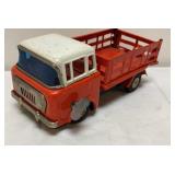 Bandai Japan Key Wind Tin 7" Stake Jeep