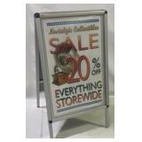 Quartet All Aluminum 24"x36" Sandwich Board Sign