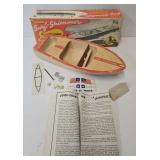 Enterprise "Surf-Skimmer" Balsa Wood Boat Model