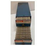 Sprague Capacitor Storage Case & 100+ Capacitors