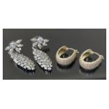 2 Pr. Sterling Silver earrings