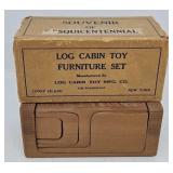 Log Cabin Toy Furniture Set w/OB