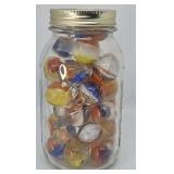 39 Vintage Cats Eye Shooter Marbles